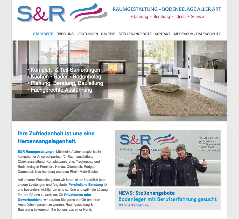S&R - Raumgestaltung, Design Walter Grafik Design
